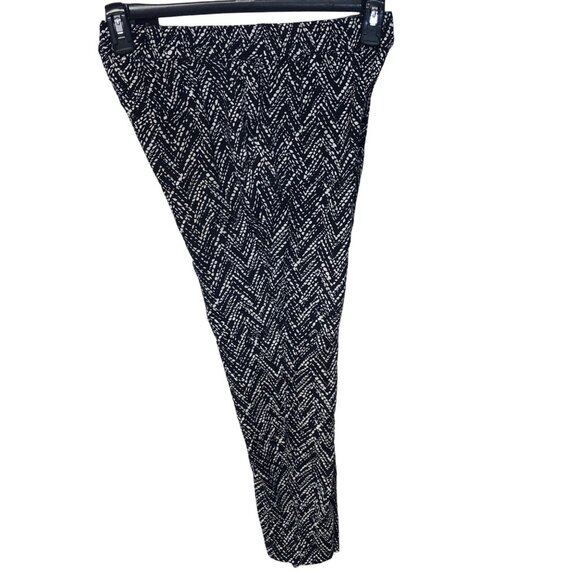 White House Black Market Drapey Printed Ankle Pull On Pants SIZE 0 NWT - Picture 2 of 5